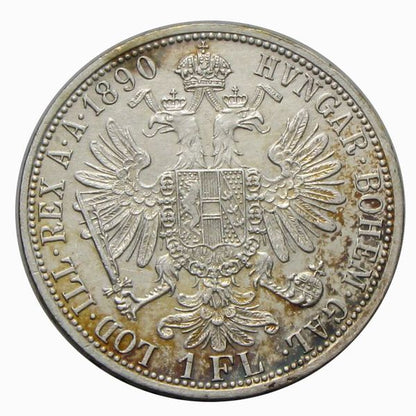 Ferenc József 1890 1 Florin