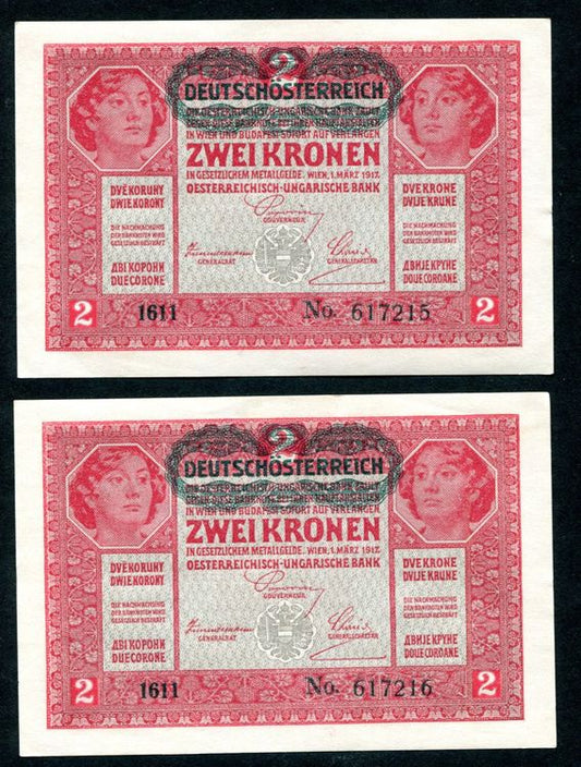 1917 2 Korona sorszámkövető