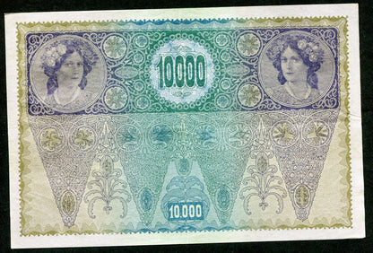 1918 10000 Korona II. típus DÖ fb