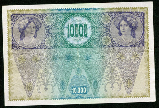 1918 10000 Korona II. típus DÖ fb