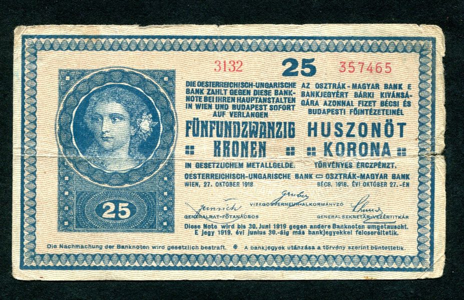 1918 25 Korona