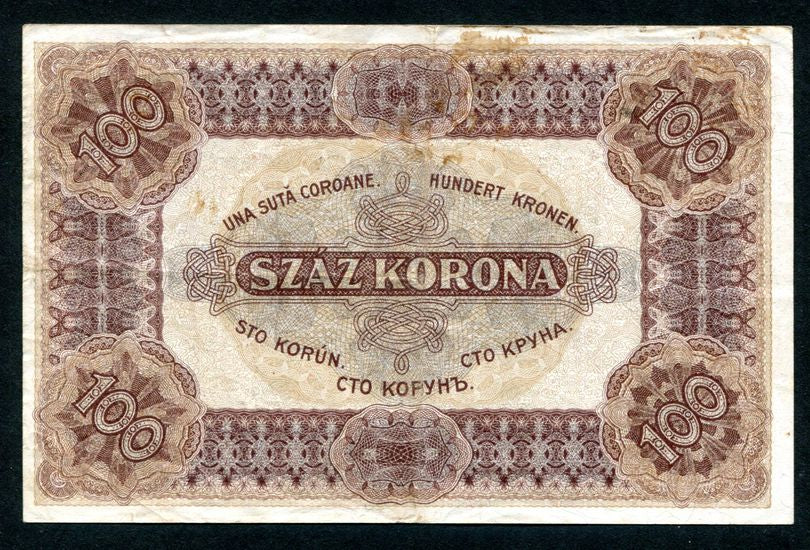 1920 100 Korona - barna sorszám