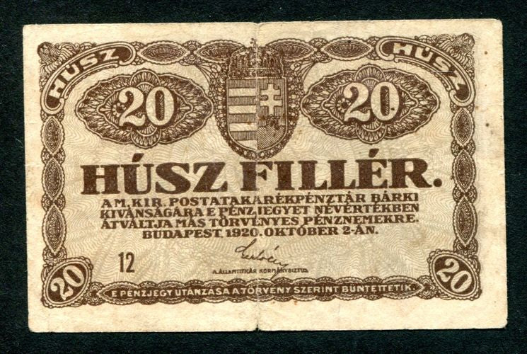 1920 20 fillér - 12