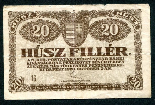 1920 20 fillér - 16