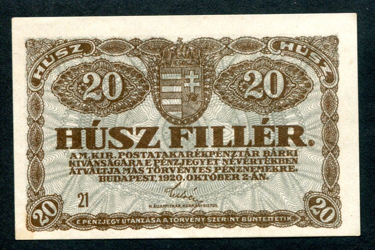 1920 20 fillér - 21
