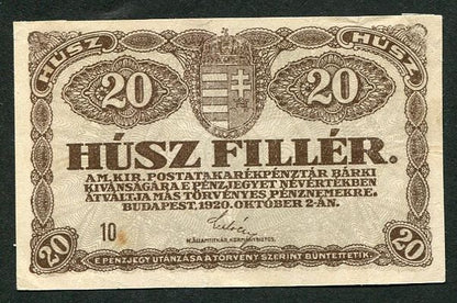 1920 20 fillér - 10