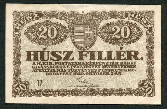 1920 20 fillér - 17