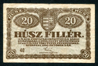1920 20 fillér - 40