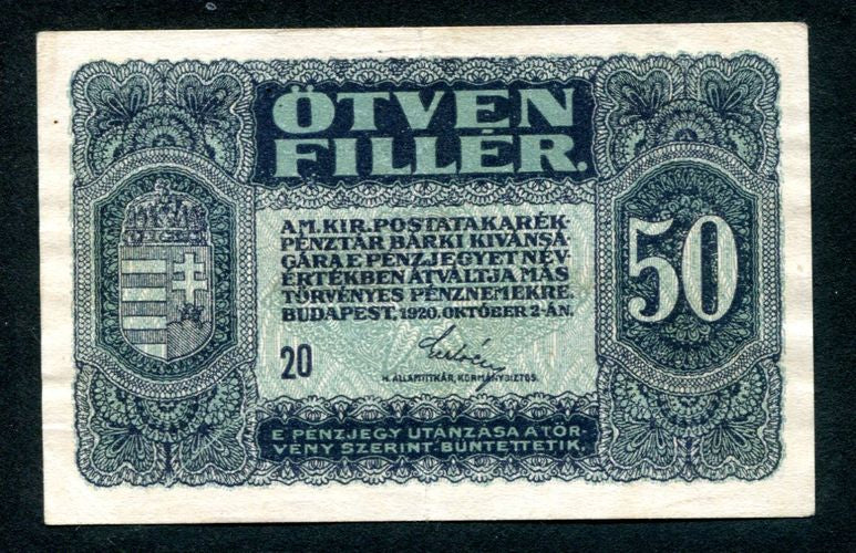 1920 50 fillér - 20