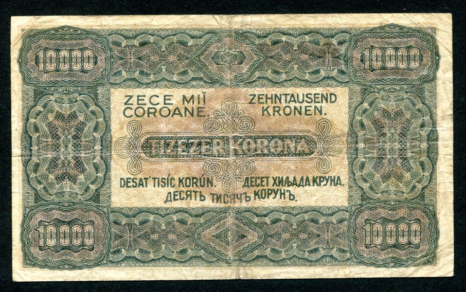 1923 10000 Korona - 80 fillér