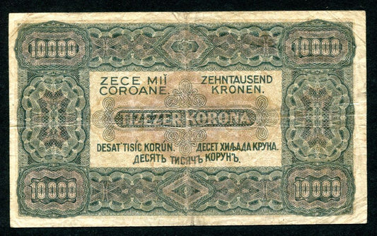 1923 10000 Korona - 80 fillér