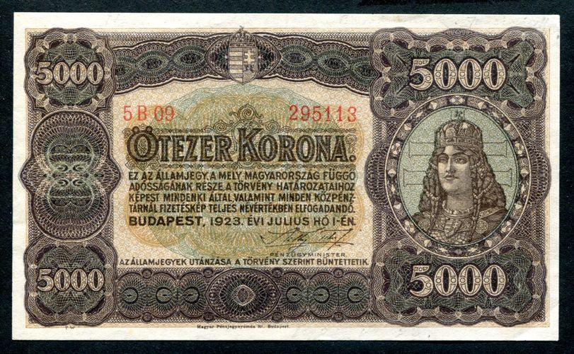 1923 5000 Korona