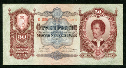1932 D 50 Pengő