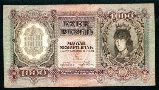 1943 F 1000 Pengő
