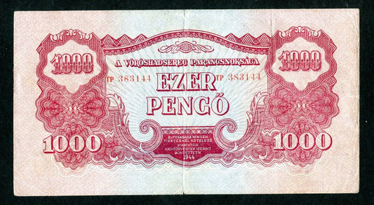 1944 1000 Pengõ Vörös Hadsereg
