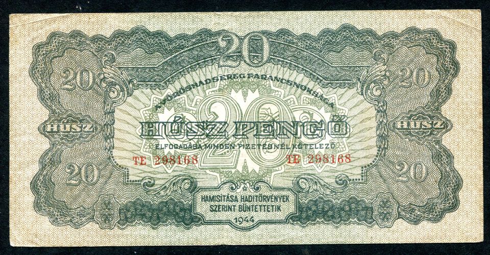 1944 20 Pengő Vörös Hadsereg