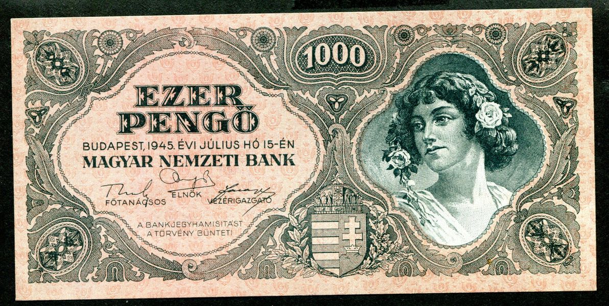 1945 F 1000 Pengő