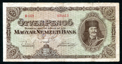 1945 D 50 Pengő