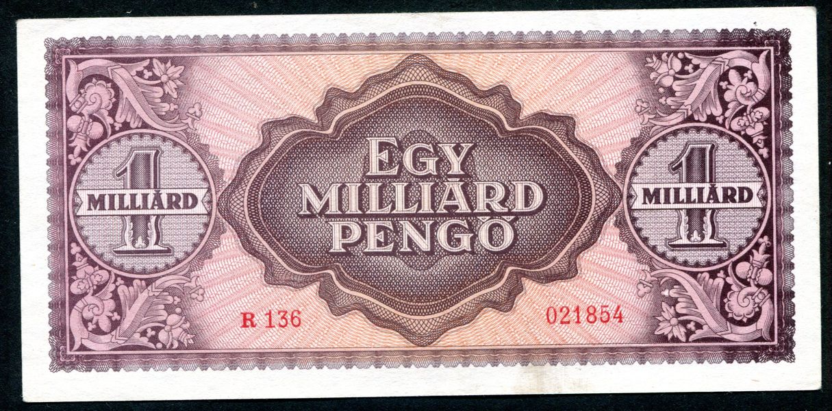 1946 R 1 milliárd Pengő