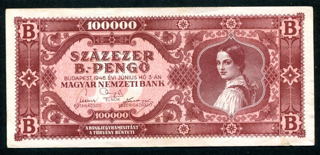 1946 100000 B-Pengő