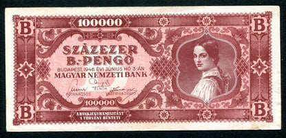 1946 100000 B-Pengő