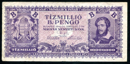 1946 10 millió B.-Pengő