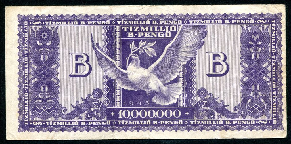 1946 10 millió B.-Pengő