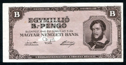 1946 1 millió B-Pengő