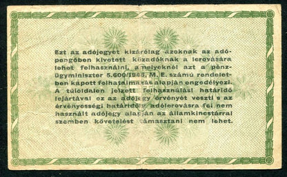 Adójegy 1946 50e Adópengő A