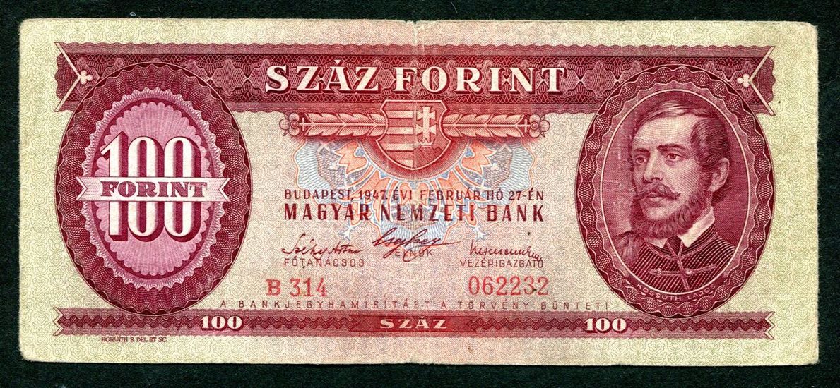 1947 B 100 Forint