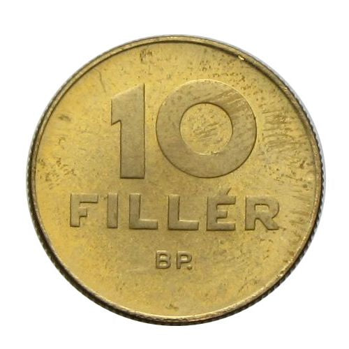 1950 10 fillér - citromsárga