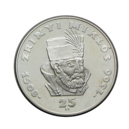 1966 25 Forint Zrínyi Miklós proof like