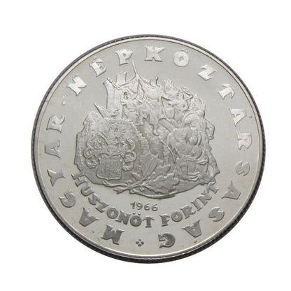 1966 25 Forint Zrínyi Miklós proof like