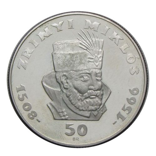 1966 50 Forint Zrínyi Miklós proof like