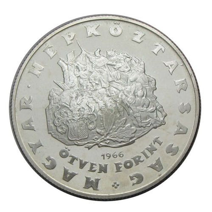 1966 50 Forint Zrínyi Miklós proof like