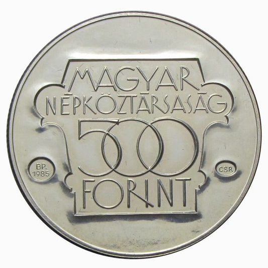 1985 500 Forint Kulturális Fórum BU