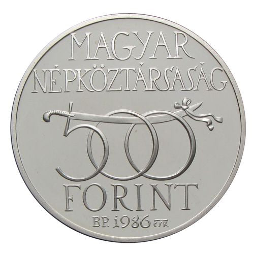 1986 500 Forint Buda PP
