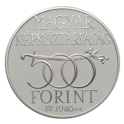 1986 500 Forint Buda PP