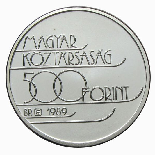 1989 500 Forint Téli Olimpia Albertville BU