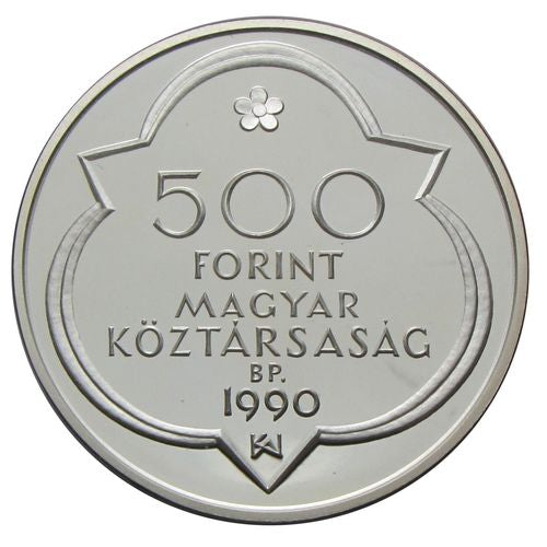 1990 500 Forint Mátyás király - Buda PP
