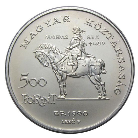 1990 500 Forint Mátyás király - Beatrix BU
