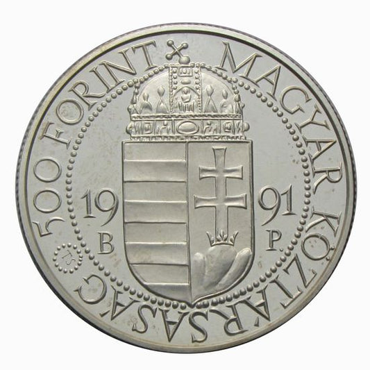 1991 500 Forint II. János Pál PP