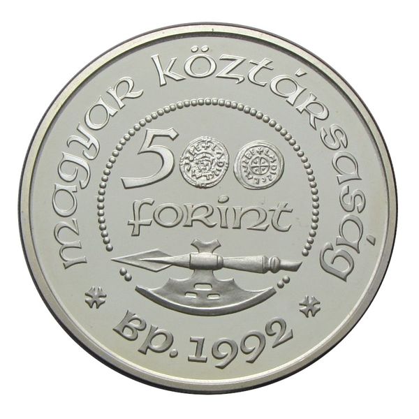 1992 500 Forint Szent László PP