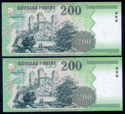 2003 200 Forint FC - sorszámkövető