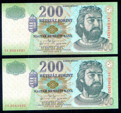 2003 200 Forint FC - sorszámkövető