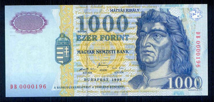 1999 1000 Forint DB - alacsony sorszám