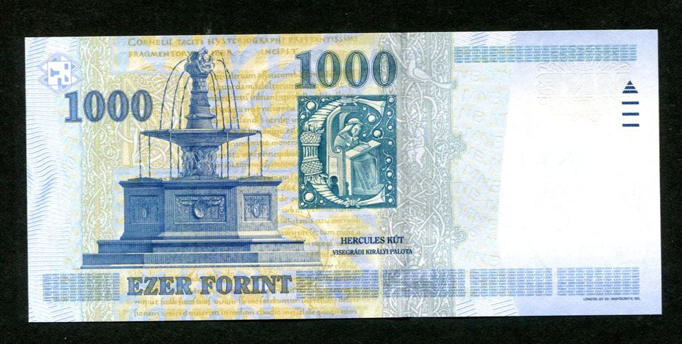 2000 1000 Forint DC Millennium - alacsony sorszám