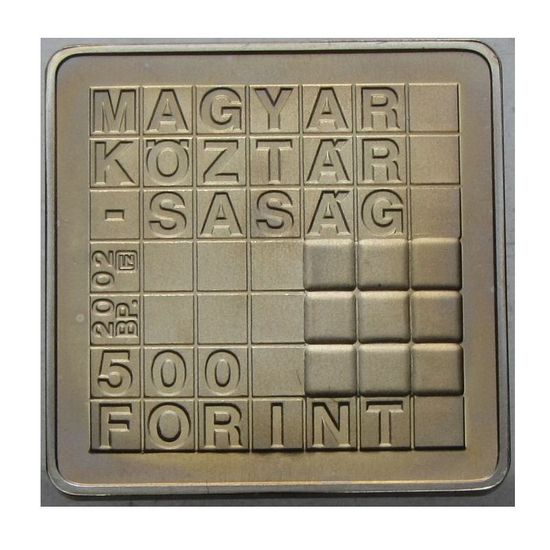 2002 500 Forint Rubik kocka PP