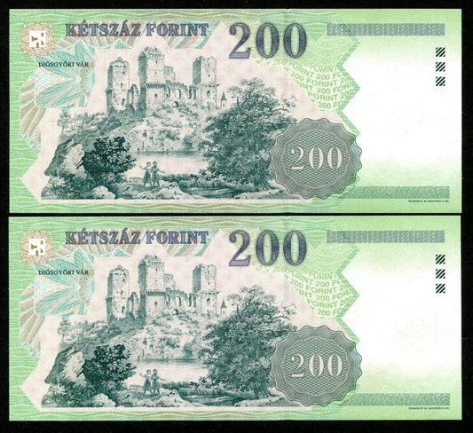 2003 200 Forint FB - sorszámkövető