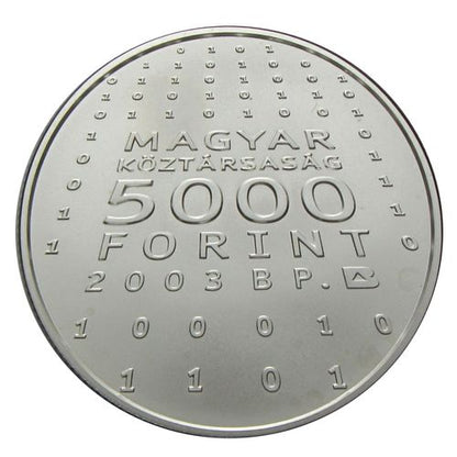 2003 5000 Forint Neumann János BU